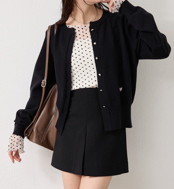  「チャーム付きデイリーカーディガン」|カーディガン|