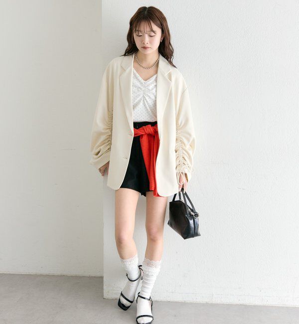  「ドロストスリーブテーラードジャケット」|テーラードジャケット|