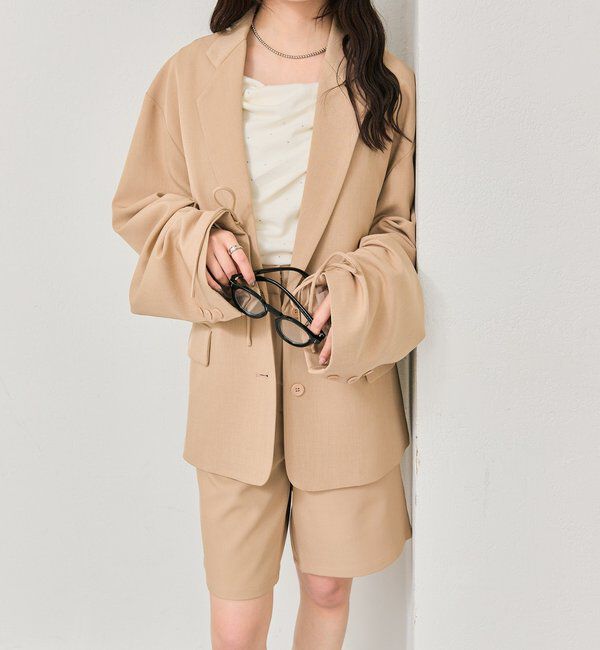  「ドロストスリーブテーラードジャケット」|テーラードジャケット|