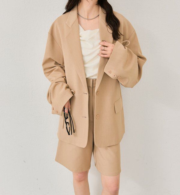  「ドロストスリーブテーラードジャケット」|テーラードジャケット|