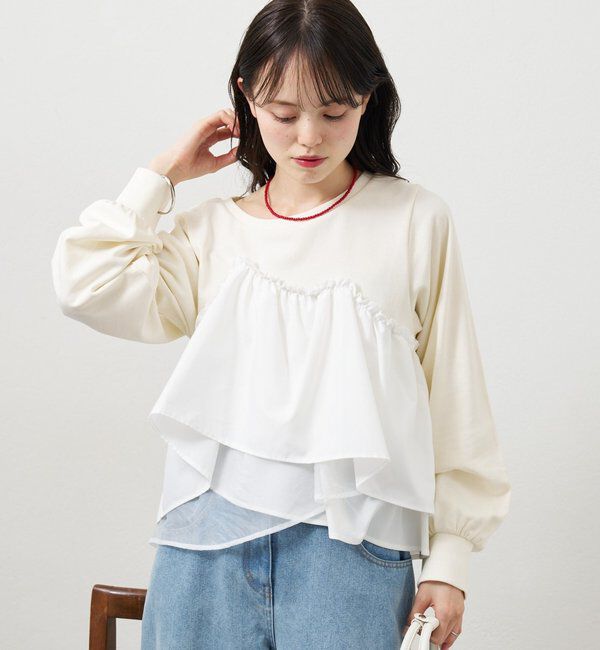  「ビスチェドッキングスウェット」|パーカー|