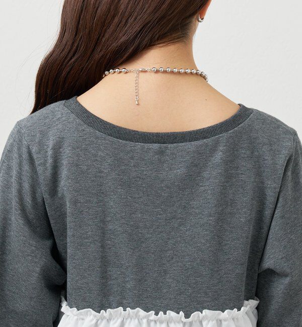  「ビスチェドッキングスウェット」|パーカー|