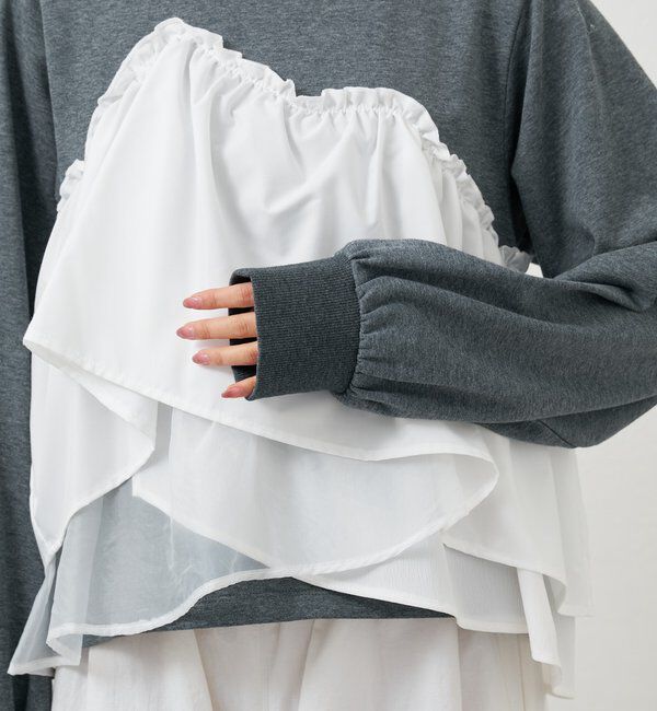  「ビスチェドッキングスウェット」|パーカー|