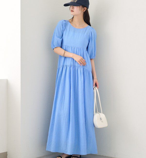  「チョーカー付きワンピース」|ワンピース|ブルー