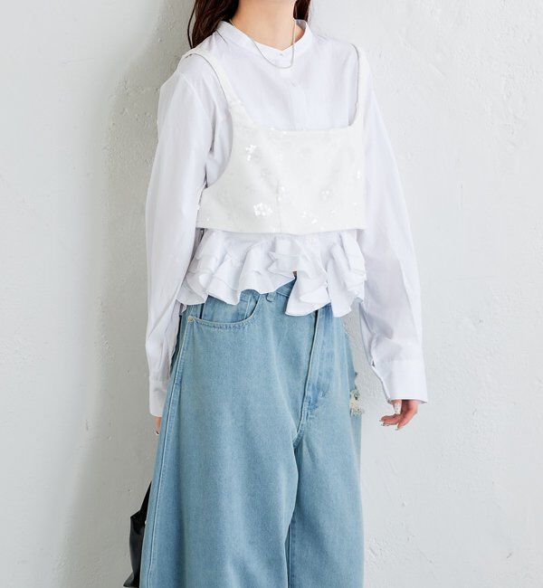  「シャイニースクエアビスチェ」|シャツ・ブラウス|