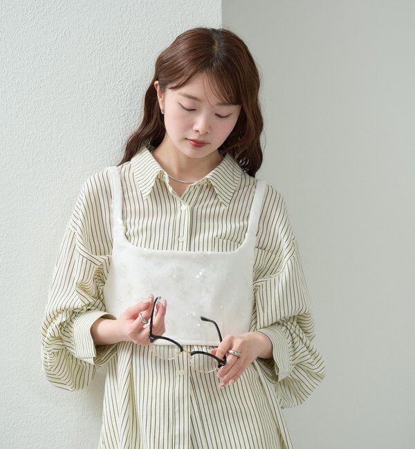  「シャイニースクエアビスチェ」|シャツ・ブラウス|