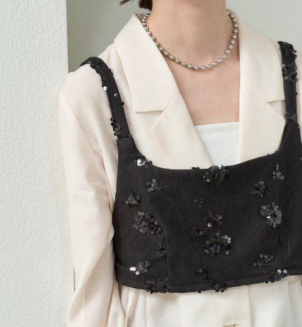  「シャイニースクエアビスチェ」|シャツ・ブラウス|