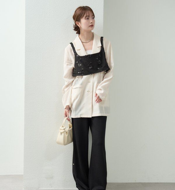  「シャイニースクエアビスチェ」|シャツ・ブラウス|