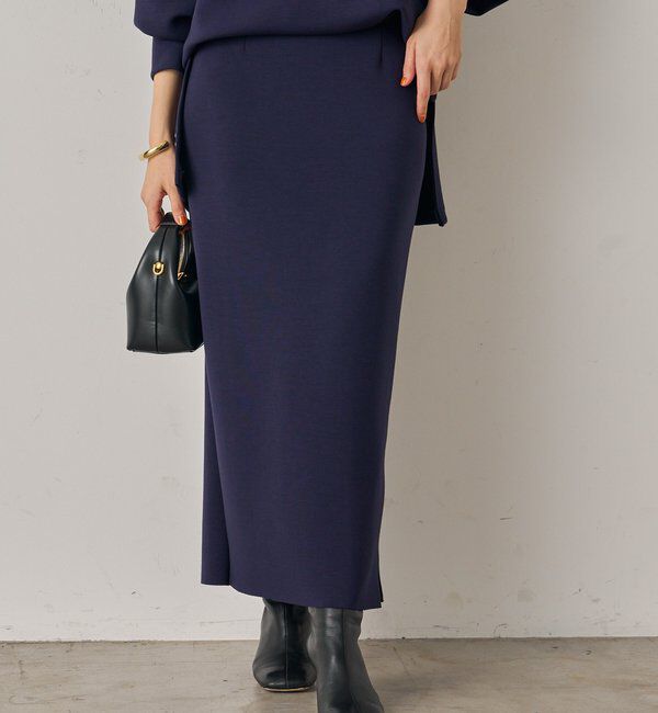  「【Lサイズも登場！】ポンチZIPタイトスカート」|スカート|