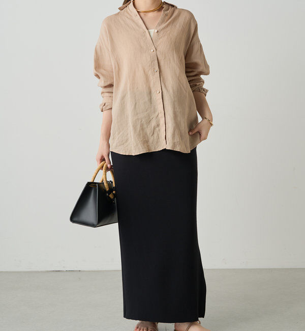  「【Lサイズも登場！】ポンチZIPタイトスカート」|スカート|