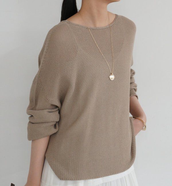  「2WAYギマコットンニット」|ニット・セーター|