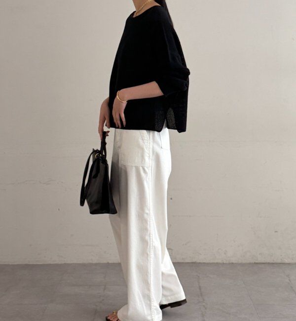  「2WAYギマコットンニット」|ニット・セーター|