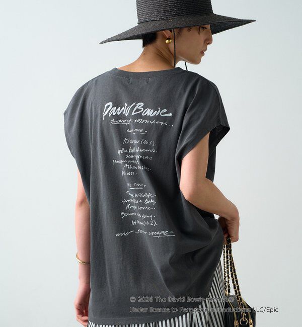  「【GOOD ROCK SPEED】DAVID BOWIE フレンチT」|Tシャツ・カットソー|ブラック