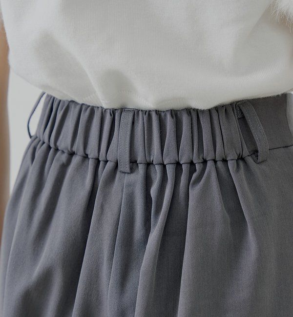  「【SALON by Chico】 BIGリボンスラックスロングパンツ」|チノ|