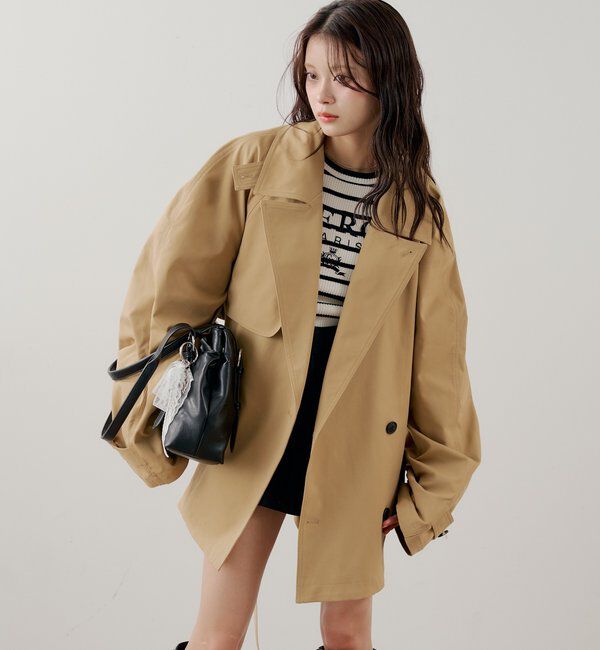  「【5色展開】ロゴ刺繍リブニット」|ニット・セーター|