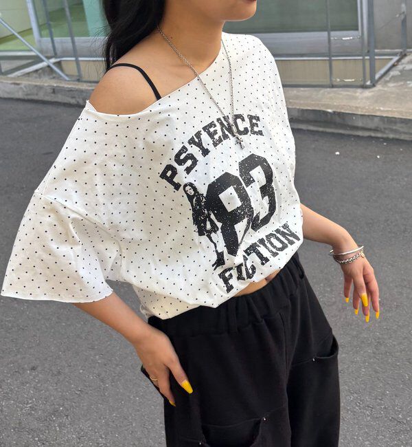  「【新色追加】エリオットオフショルTEE」|Tシャツ・カットソー|