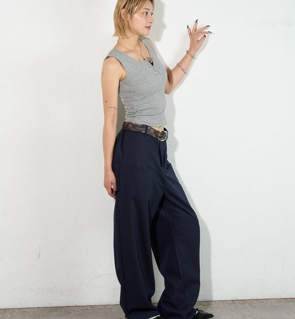  「リングドットタンクトップ」|キャミソール|