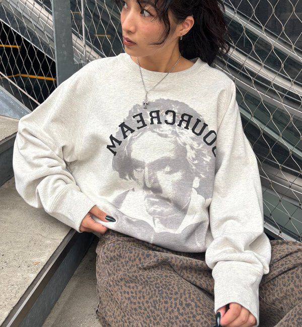  「【Sourcream】偉人スウェット」|Tシャツ・カットソー|