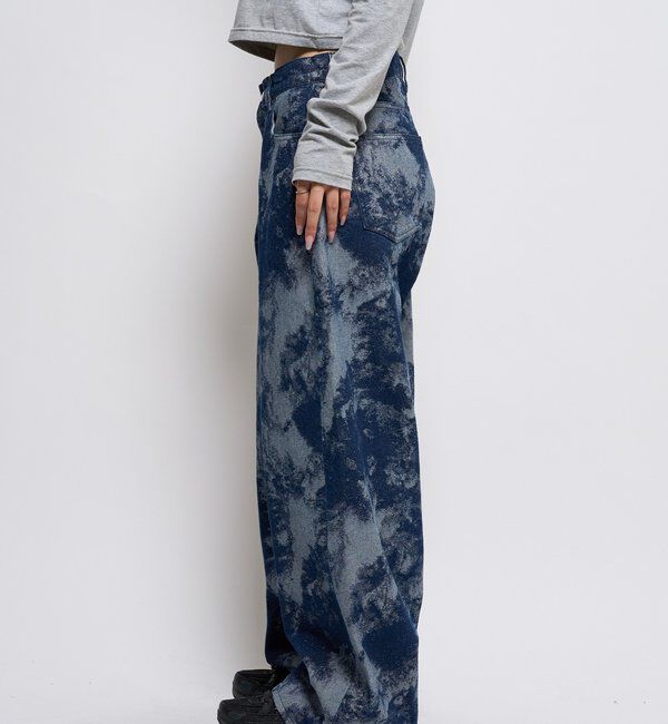  「アソート柄ローライズデニム」|デニム|