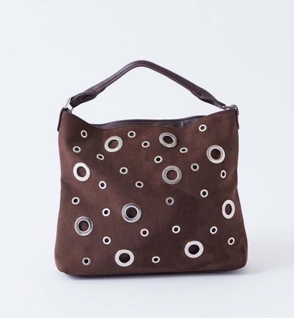  「【WEB限定】2WAYアイレットショルダーバッグ」|ショルダー・メッセンジャー|ダークブラウン