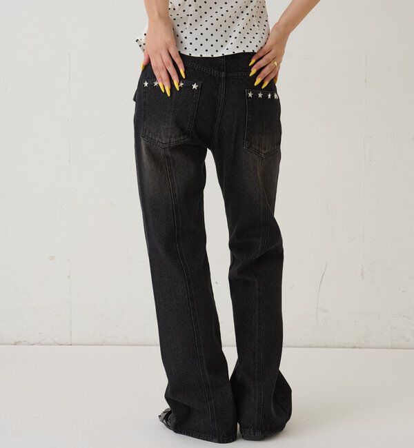  「スタースタッズフレアデニム」|デニム|
