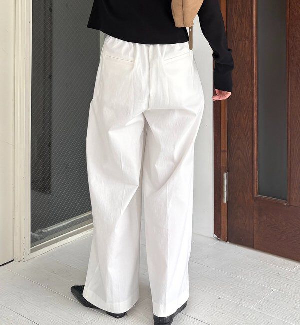  「【選べる4サイズ展開】2タックコットンパンツ」|チノ|