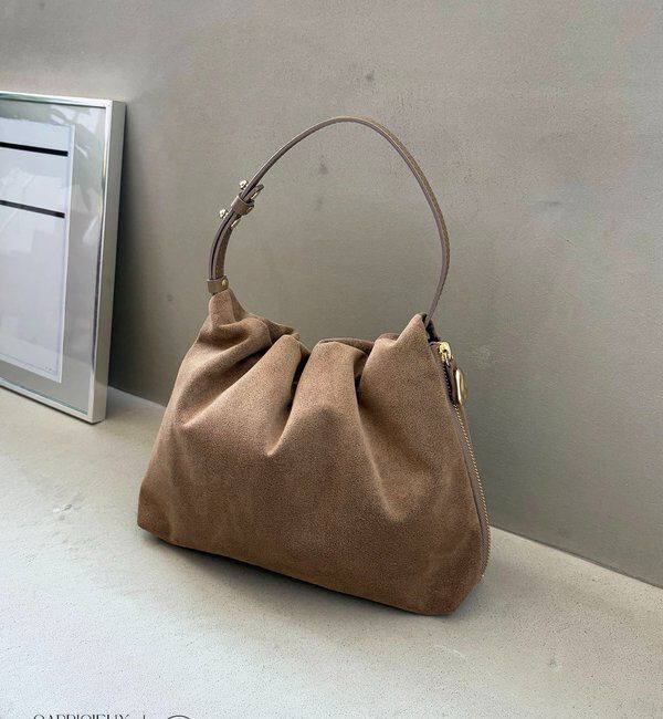  「【LE'MAGE&times;gemeilコラボ】スエードワンハンドルバッグ」|トートバッグ|