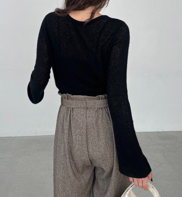  「〈C.L〉カシミアウールフレアスリーブニット」|ニット・セーター|