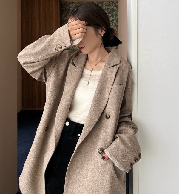  「【CAPRICIEUX LE'MAGE&times;nanacoコラボ】ツイードジャケット」|テーラードジャケット|