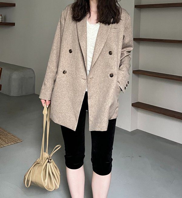  「【CAPRICIEUX LE'MAGE&times;nanacoコラボ】ツイードジャケット」|テーラードジャケット|