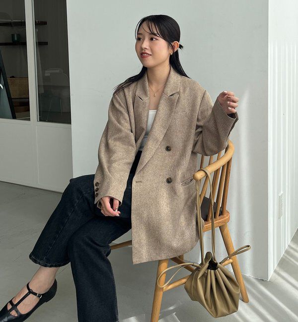  「【CAPRICIEUX LE'MAGE&times;nanacoコラボ】ツイードジャケット」|テーラードジャケット|