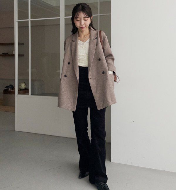  「【CAPRICIEUX LE'MAGE&times;nanacoコラボ】ツイードジャケット」|テーラードジャケット|