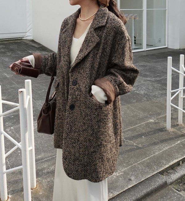  「ツイードテーラーハーフコート」|その他|