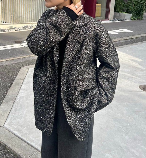  「ツイードテーラーハーフコート」|その他|