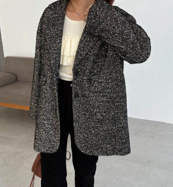  「ツイードテーラーハーフコート」|その他|