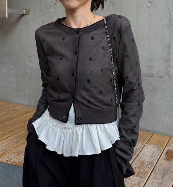  「【前後2WAY】アシメフリルロンT」|Tシャツ・カットソー|