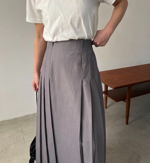  「切替プリーツスカート」|スカート|