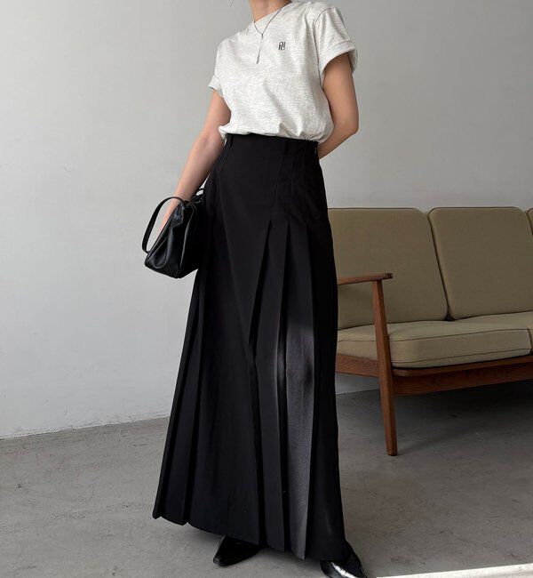  「切替プリーツスカート」|スカート|