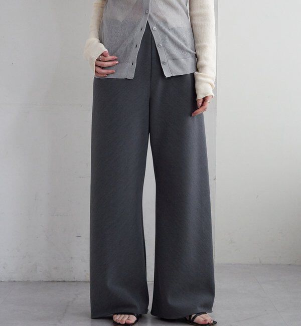  「ダブルクロスワイドパンツ」|チノ|