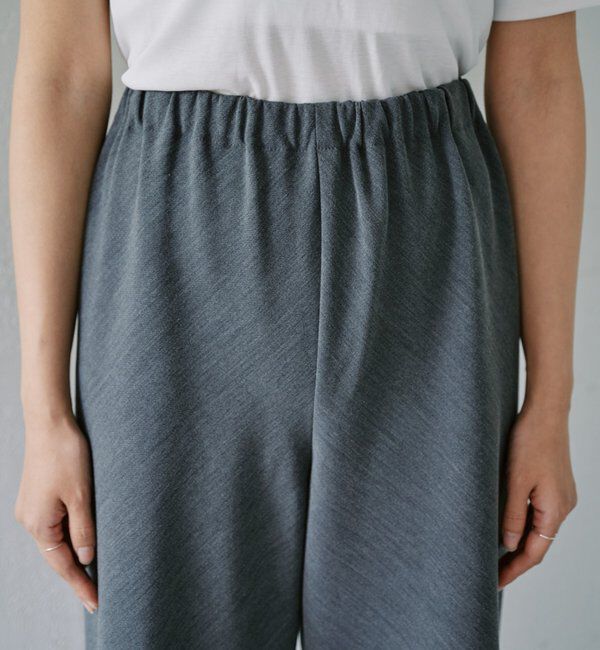  「ダブルクロスワイドパンツ」|チノ|