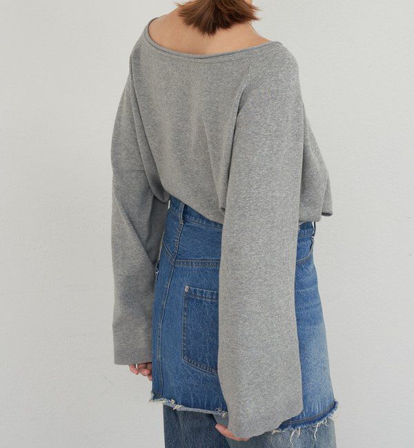  「クロップドルーズニット」|ニット・セーター|