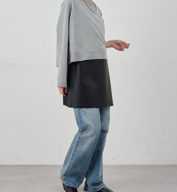  「クロップドルーズニット」|ニット・セーター|