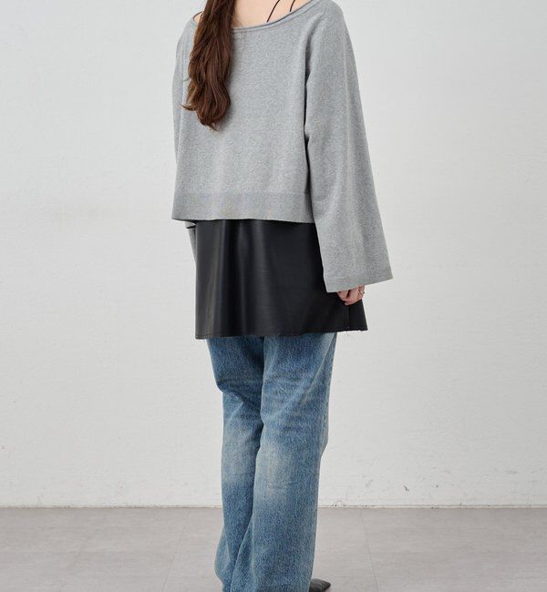  「クロップドルーズニット」|ニット・セーター|