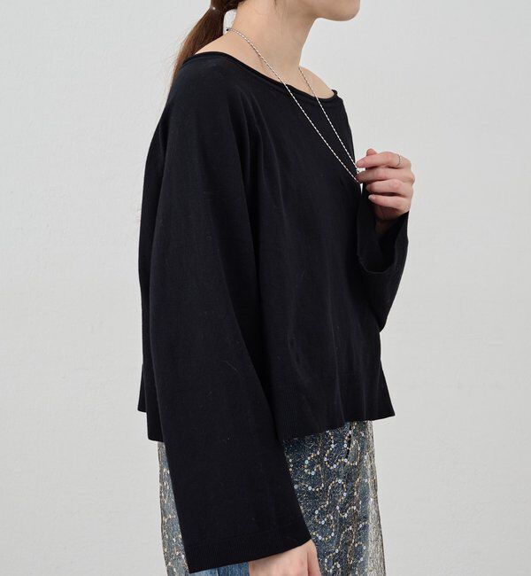  「クロップドルーズニット」|ニット・セーター|