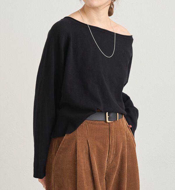  「クロップドルーズニット」|ニット・セーター|
