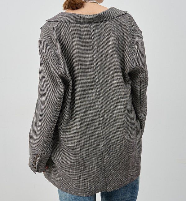  「《名品ジャケット》からみ織りジャケット」|テーラードジャケット|