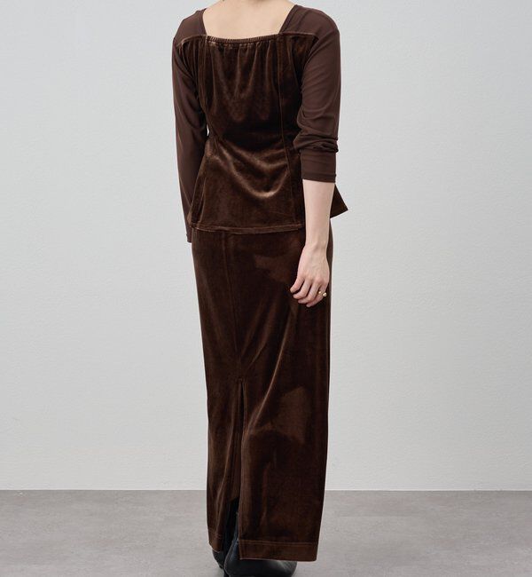  「ベロアタイトスカート」|スカート|