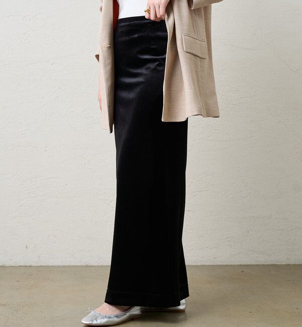  「ベロアタイトスカート」|スカート|