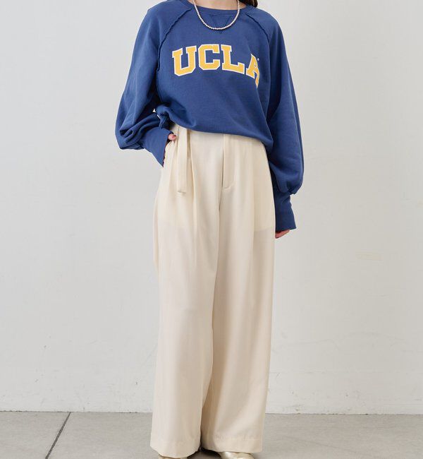  「ダブルタックワイドパンツ」|チノ|