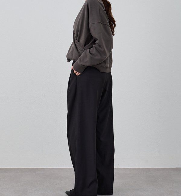  「ダブルタックワイドパンツ」|チノ|